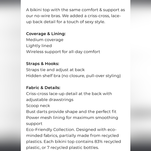 Plus Size 32 Women's Lane Bryant Swimsuit Top Blue wireless tie dye 5x/6x 🏊♂️ - Picture 8 of 9